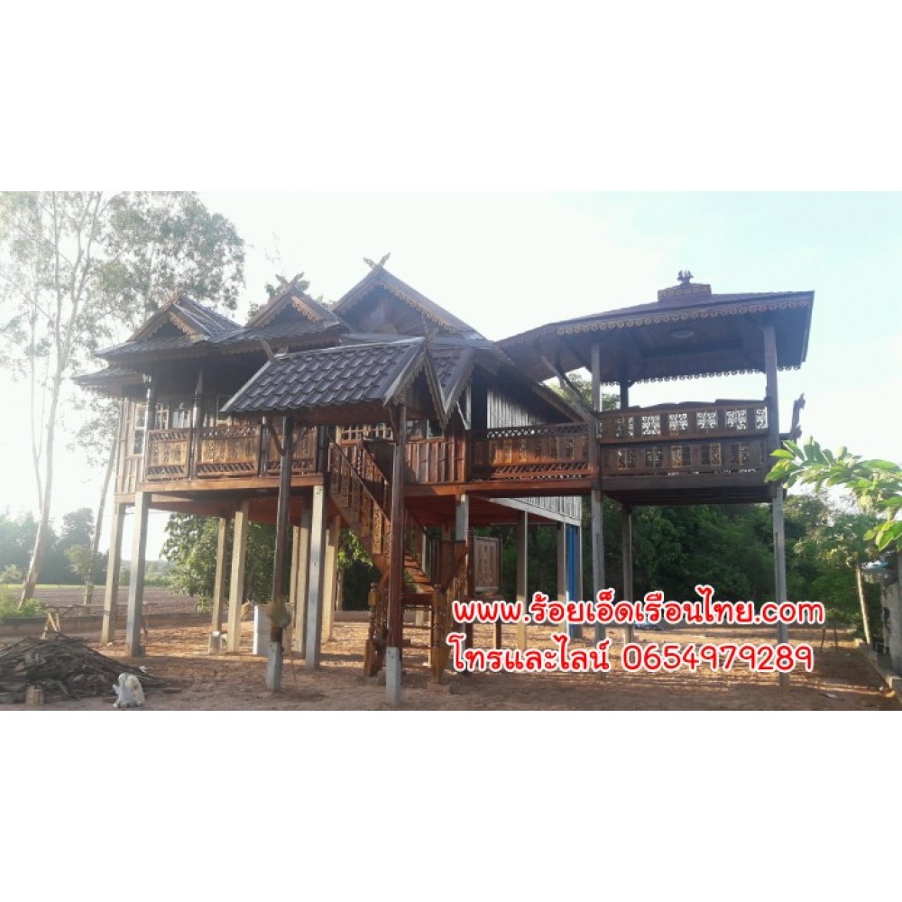 บ้านแฝดแบบที่29 ขนาด7.2×8.7 +ศาลาไม้ (ไม้จริงทั้งหลัง) บ้านแฝดแบบที่29 ขนาด7.2×8.7 +ศาลาไม้ (ไม้จริงทั้งหลัง)
